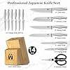 14-Piece-Knife-Set-with-Natural-Wood-Block-Stainless-Steel-Kitchen-Knife-Block-Set-with-Ergonomic-Handles-Includes-Steak-Knives-Dishwasher-Safe 14-Piece Knife Set with Natural Wood Block, Stainless Steel Kitchen Knife Block Set with Ergonomic Handles, Includes Steak Knives, Dishwasher Safe