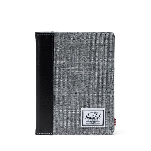 Herschel Supply Co. Raynor Passport Holder, Raven Crosshatch, Standard