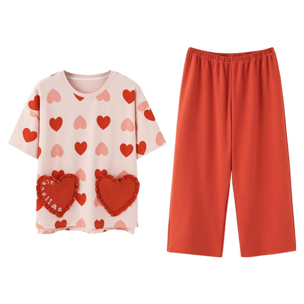 Vêtements de nuit pour femme de qualité supérieure avec pyjama pantalon mi-long élégant