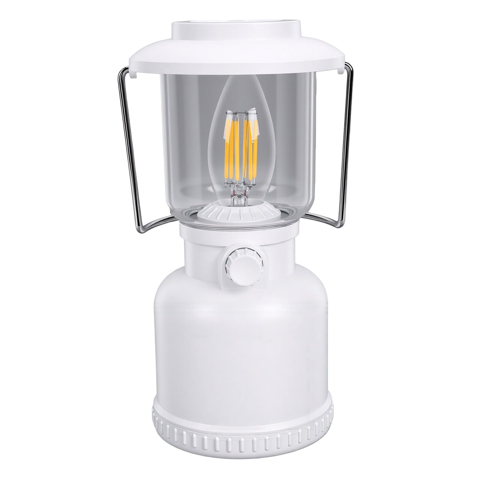 Lanterna da Campeggio Ricaricabile, Lampada di Emergenza | Impermeabile IP68, Batteria 1800 MAh per Uragani, Gancio per Tenda
