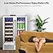 BODEGA Wine and Beverage Refrigerator, 24 Inch Dual Zone Wine Cooler, with Smart APP Control and 2 Safety Locks,Soft LED Light Hold 19 Bottles and 57 Cans, Built-In or Freestanding