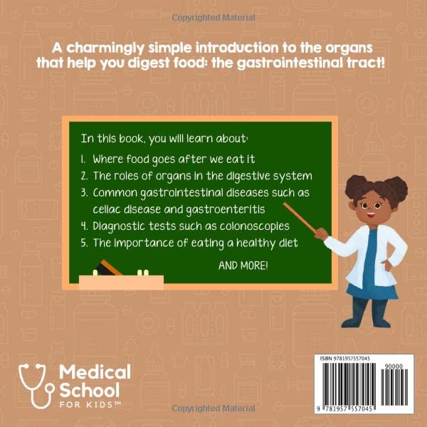 Gastroenterology for Kids: A Fun Picture Book About the Gastrointestinal System for Children (Gift for Kids, Teachers, and Medical Students) (Medical School for Kids) - Image 2