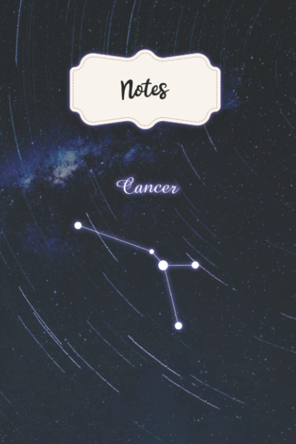 Horoscope Journal | Cancer Star Sign Space Astrology Milky Way Galaxy Composition Journal: College Ruled Paper Notebook Journal | Wide Blank Journal ... School College | 120 Page Notebook 6x9 inches