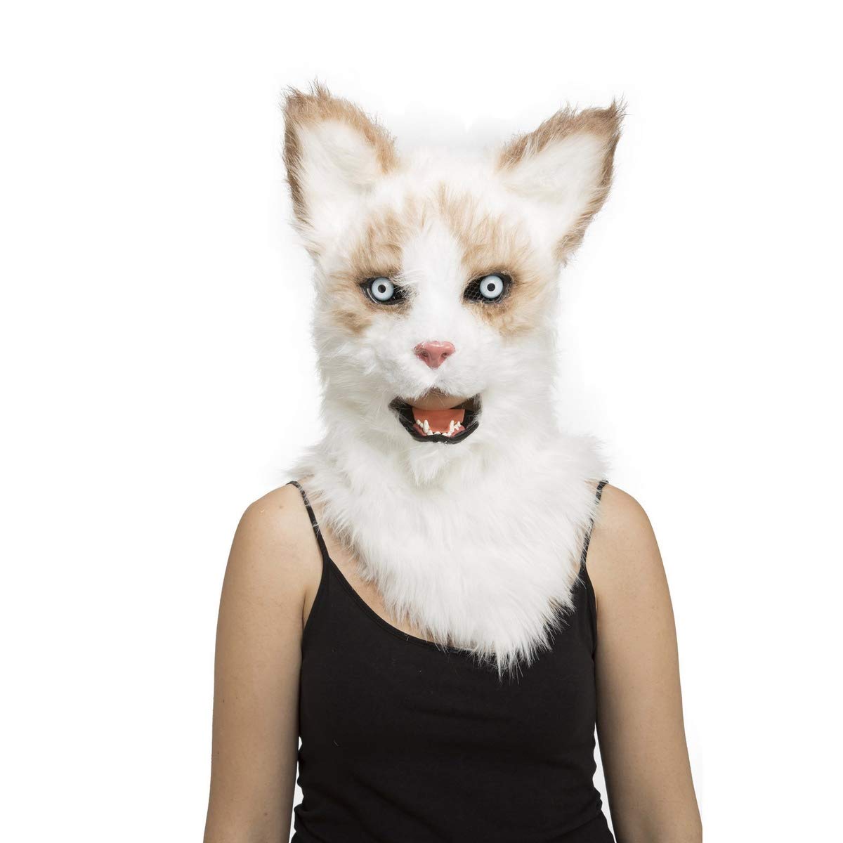 Viving Costumes 204677 Cat Mask with Movable Jaw