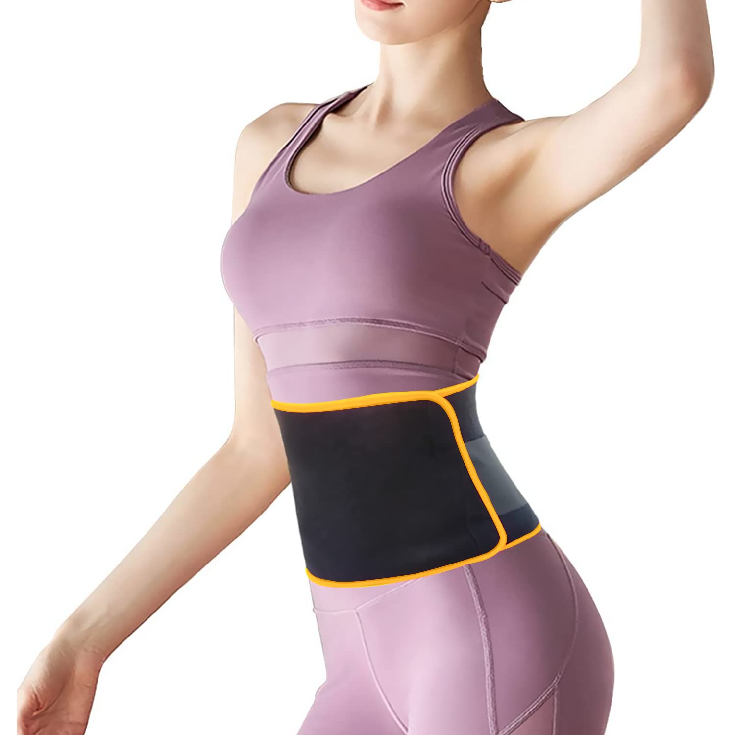LEOPAX Waist Support Belt Neoprene Ab Belt Trainer, Stomach Wrap Tummy Belt/Belly Tummy Yoga Wrap Back Exercise Body Wrap