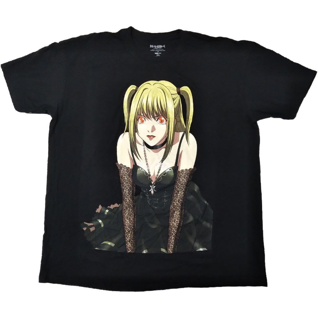 Amazon.co.jp: デスノート Tシャツ 3XLサイズ 黒 弥海砂 ミサミサ 