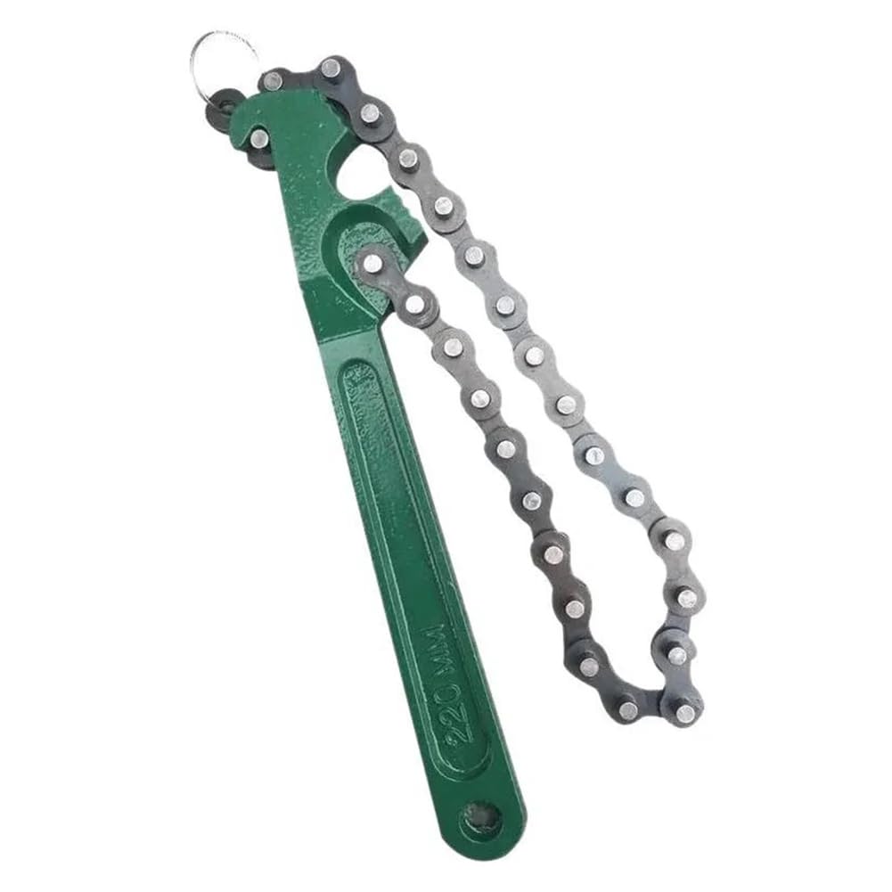 Jnchdghwa As Shown Stainless Steel Chain Filter Wrench 12 Inch Multifunctional Tool For Plumbing And Oil Change