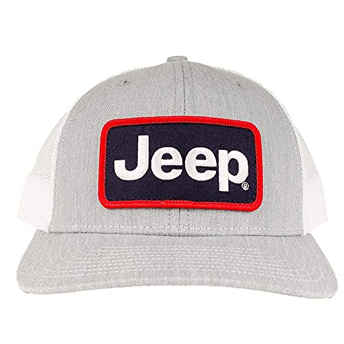 Jeep Premium Richardson Dads Hat For Men Baseball Cap Polo Hats Patch Heather-Grey/White #TOP1