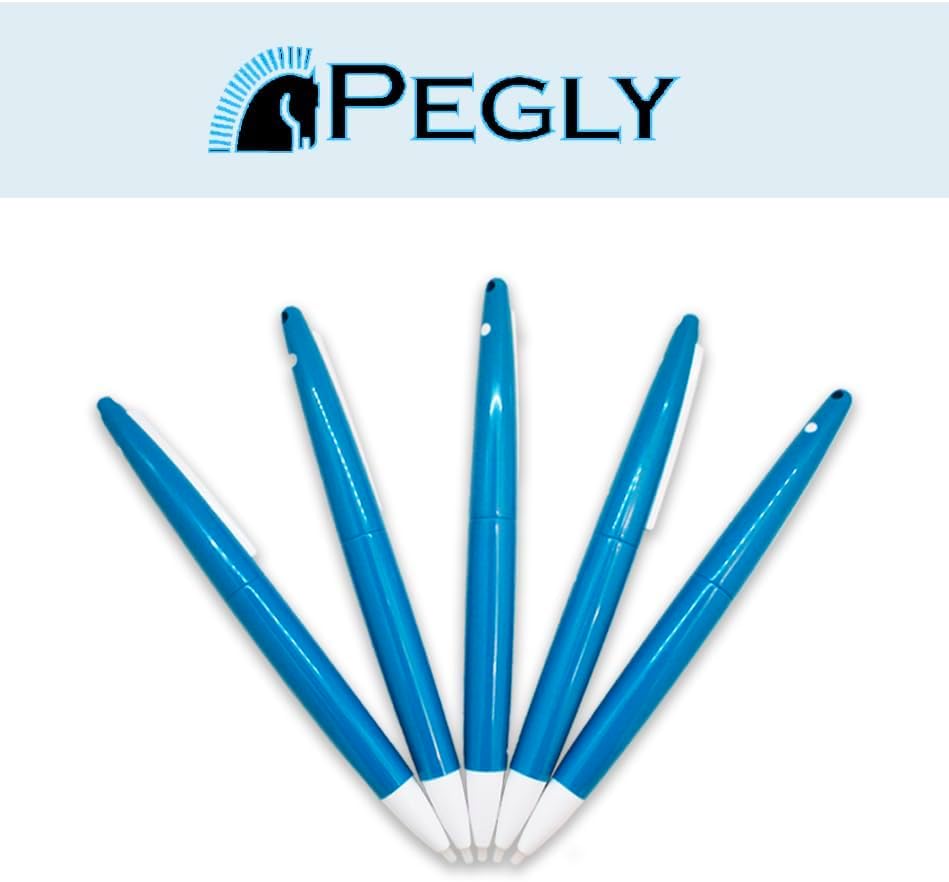Miniatura 5 de PEGLY Universal Touch Stylus Big Pen para Nintendo DSi XL LL Color Azul y Blanco Paquete 5 Piezas