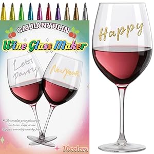 CAJIANYULIN 10 szt. Markerów do Kieliszków