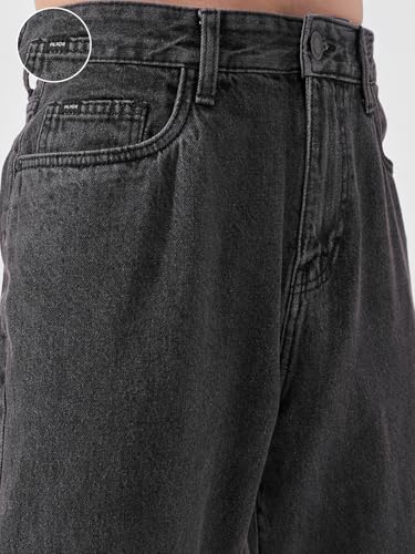 Image of Highlander Men's Relaxed-Fit Cargo Pocket Jeans | Clean Look | Cotton Comfort | Utility Style| Cargo Jeans for Man