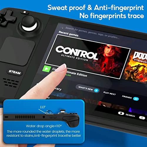 Txtcu Steam Deck Screen Protector 7 Inch, [3 Pack] 9H Hardness Tempered Glass Film Easy Installation/Anti-Scratch/HD Clear Compatible with Steam Deck New Version - Image 7