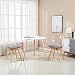 EGGREE Pace de 2 Silla Transparente Policarbonato Sillas Comedor Modernas Sillas Escandinava...