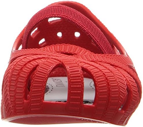 mini melissa Girl's Mini Jean + Jason WU Mary Jane, Red, 5 M US Toddler | Image 1