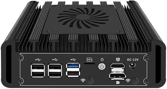 Mini PC N150 Firewall Hardware Inter 82599ES 2 x 10GbE SFP+, 3 x i226V 2.5GbE LAN OPNsense Appliance,AES-NI, 2HD,NO RAM NO SSD