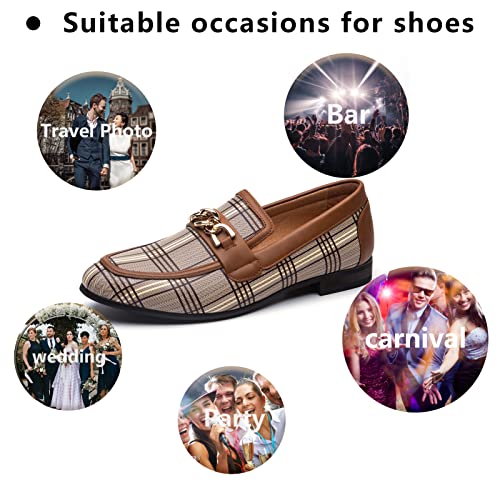 Meijiana Men Faux Leather Noble Loafer Shoes Slip-on Loafer Smoking Slipper Tassel Loafer4