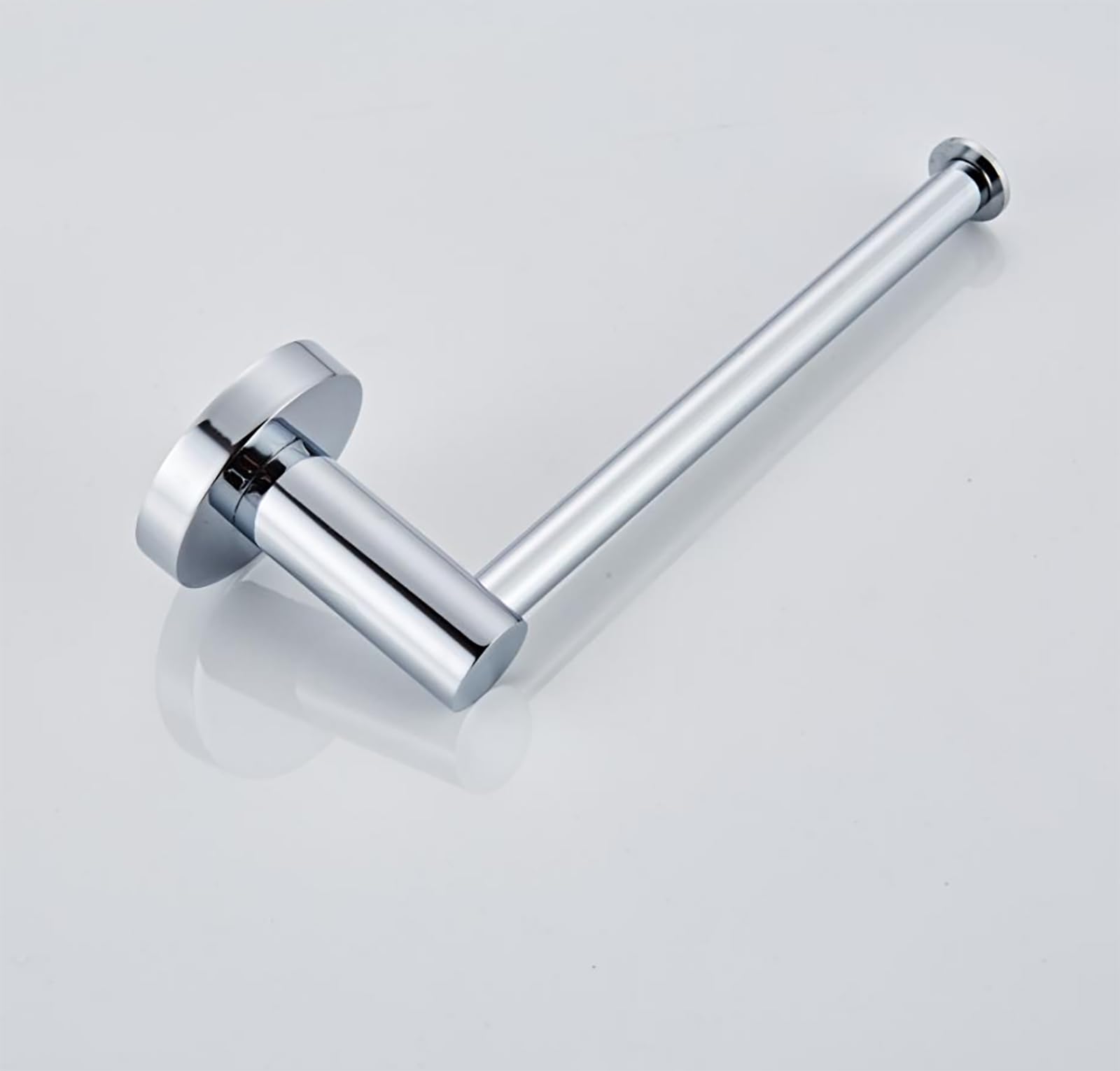 Betadistor Wall Mounted 1x Towel Holder Ring, 1x Toilet Roll Holder, Chrome Toilet Paper Holder and Towel Ring Set - Image 3