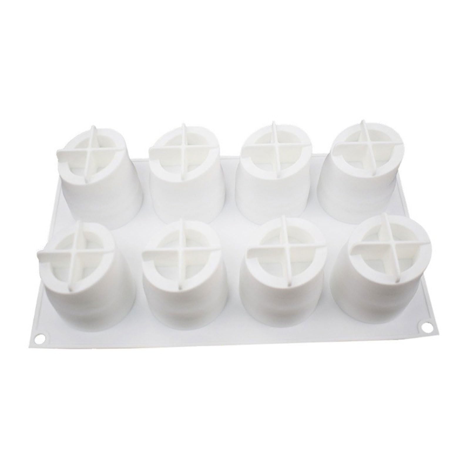 Tsophreniq 8 Cavity Shape Silicone Molds Mousses Cake Chocolate Dessert Making Supplies for Professional Baking and Crafting Making Molds