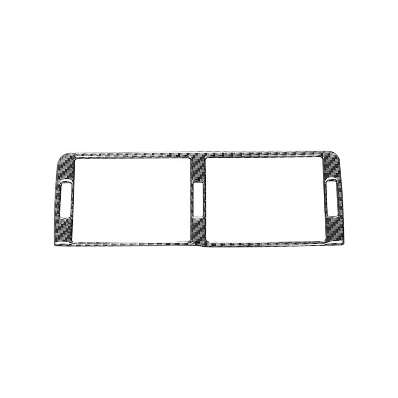 Car Interior Sticker for BMW for 3 Series for E46 1999-2004 Car for Dashboard Panel Central Air Outlet Decoration Frame Cover Stickers(Black)