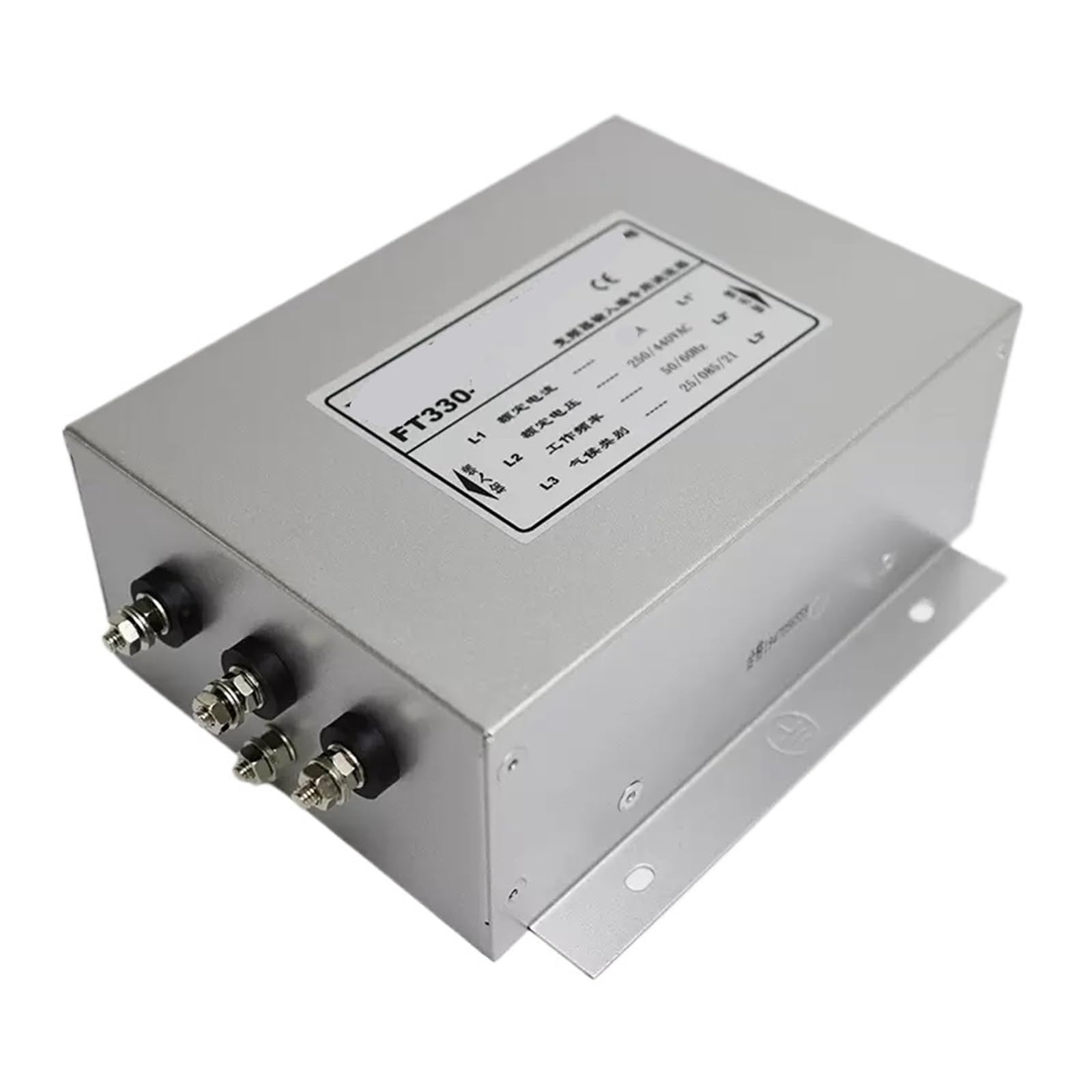 WBBAYDRFR Three-Phase Three-Wire Power Filter Anti-Interference Purifier FT330-6 10 20A(FT330-30 30A)