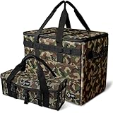 ZEN Camps ソフトコンテナ ペグケース セット キャンプ 収納ボックス コンテナボックス ツールボックス アウトドア (収納セット（カモフラージュ）)