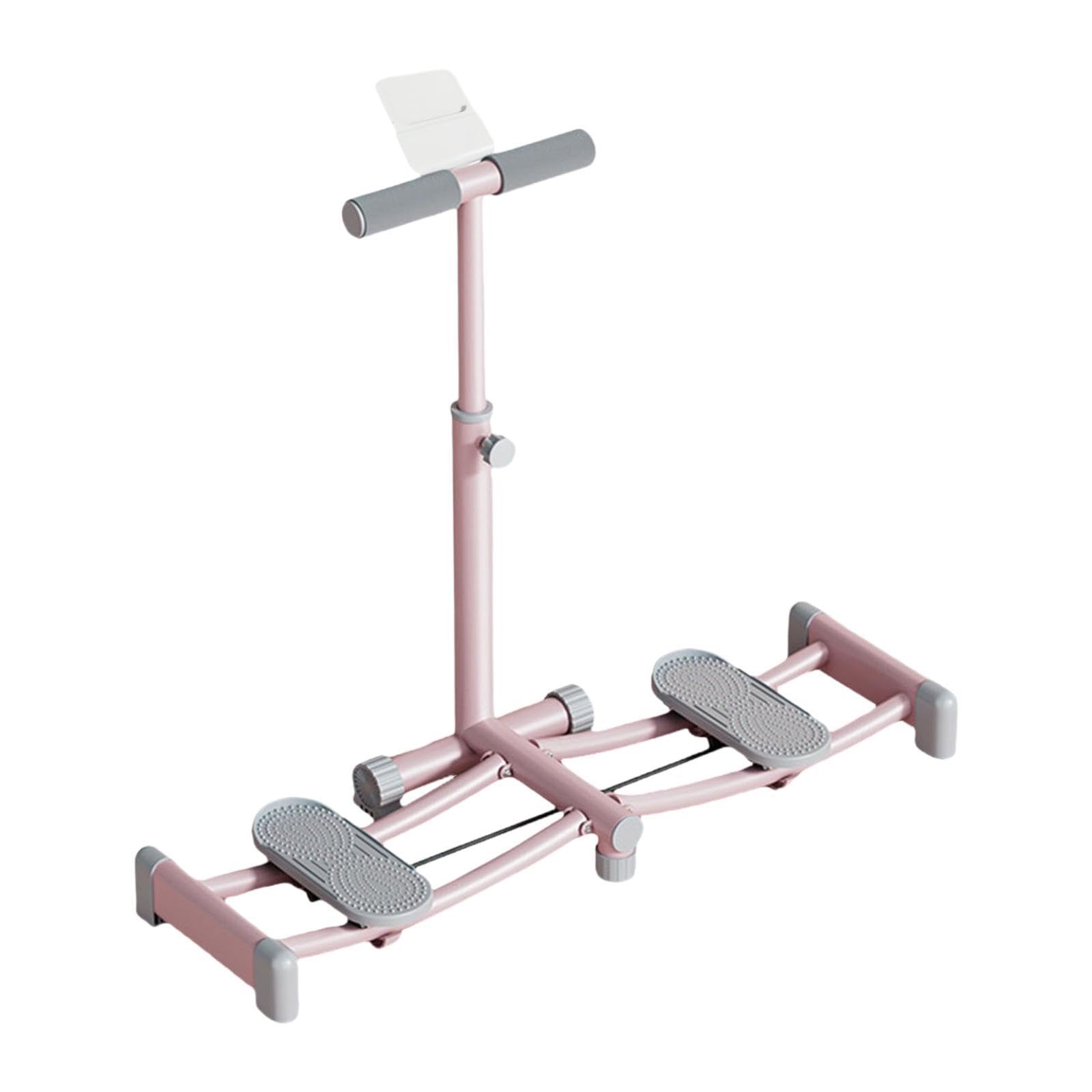 Máquina de Esquí Ejercitador de Pierna Entrenadora de Glúteos Aparato Fitness Multifunción Diseño Plegable Resistente Adecuada para Entrenamiento en E