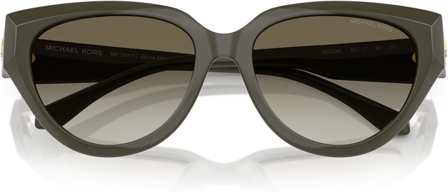Michael Kors womens Mk2241u Boca Raton Universal Fit Cat Eye Sunglasses