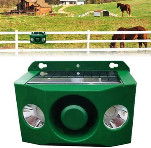 Solarne Lampy Ostrzegawcze Odstraszające Zwierzęta Z Głośną Sygnalizacją świetlną, Migające światło Z Czujnikiem Ruchu, Zewnętrzne Lampy Solarne Z Alarmem, 2 Spotlights