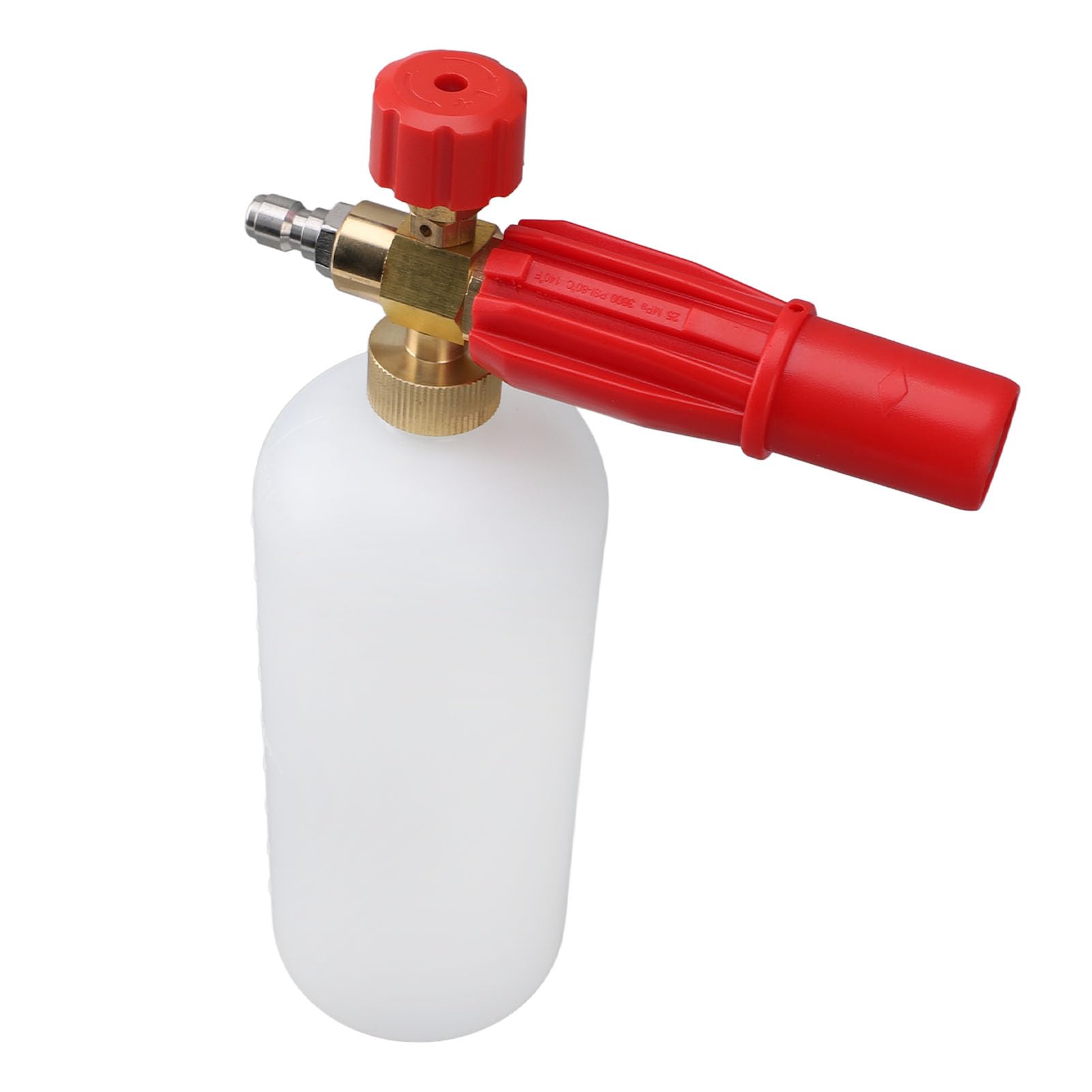 Działko piankowe z szybkozłączem 1/4 cala Myjka ciśnieniowa 1000 ml Działko piankowe do samochodów Motocykle Podłogi Ściany Wytrzymałe złącza metalowe Uniwersalna pianka do