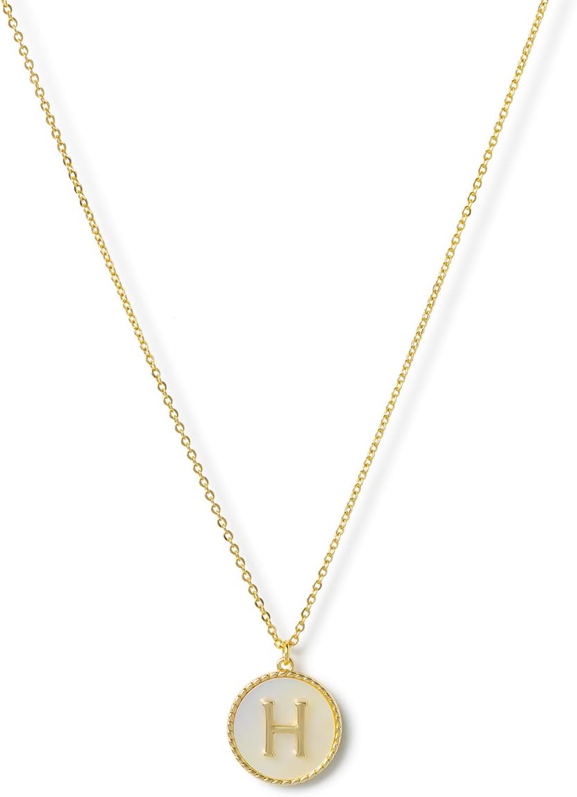 Gold Necklace for Women - Chic & Trendy Initial Necklace Featuring Personalized Gold Letter Pendant, Dainty Gold Jewelry - Perfect Monogram Necklaces for Women, Perfect Fashionable Gift for Her