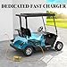 36V 135Ah Lithium Golf Cart Battery, 36V LiFePO4 Battery with 200A BMS and Charger, Up to 10000 Deep Cycle, Perfect for Golf Cart, Marine