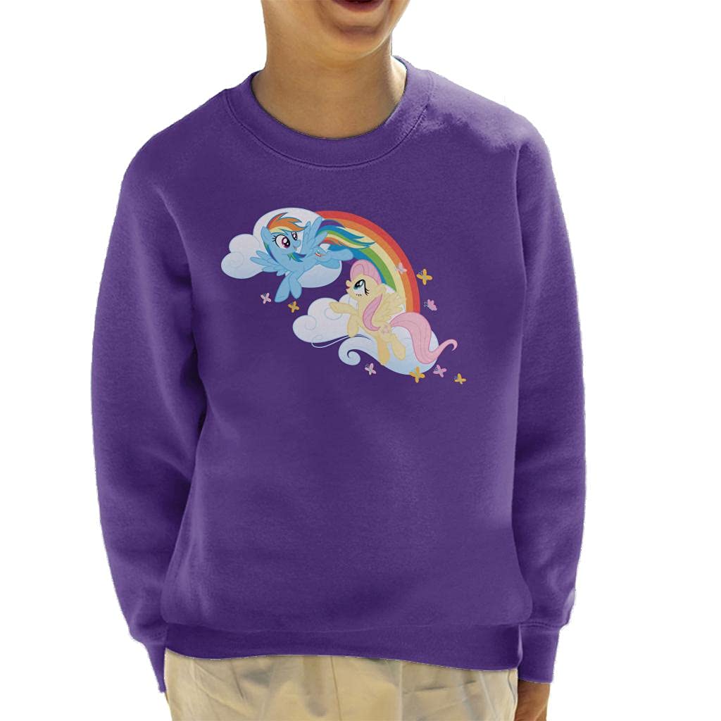My Little Pony Rainbow Cloud Fluttershy Kid's Sweatshirt