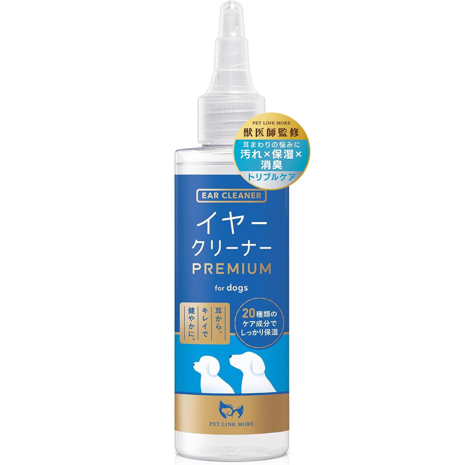 PETLINKMORE 【獣医師監修】イヤークリーナー PREMIUM 犬 ペッ…