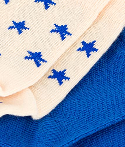 Petit Bateau BABIES' COTTON JERSEY STARRY SOCKS - PACK OF 2 SIZES 15/18-23/262