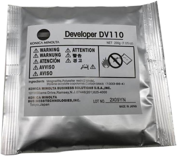 Compatible with Printer Supplies Bh162 Bh180 Bh210 Di152 Di183 Di250 Di3510 7118 DV110 Developer 200g/bag Black