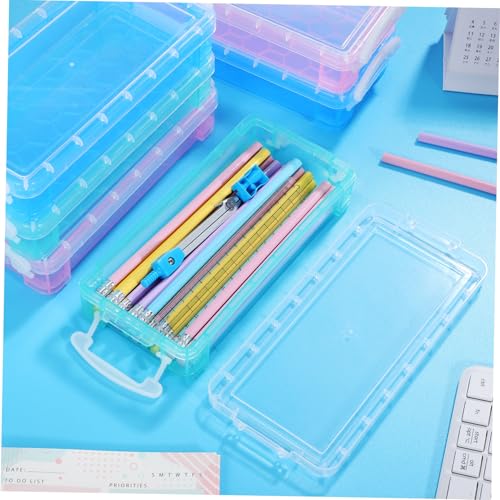Boîte de rangement compacte plastique pour stopper le désordre des crayons