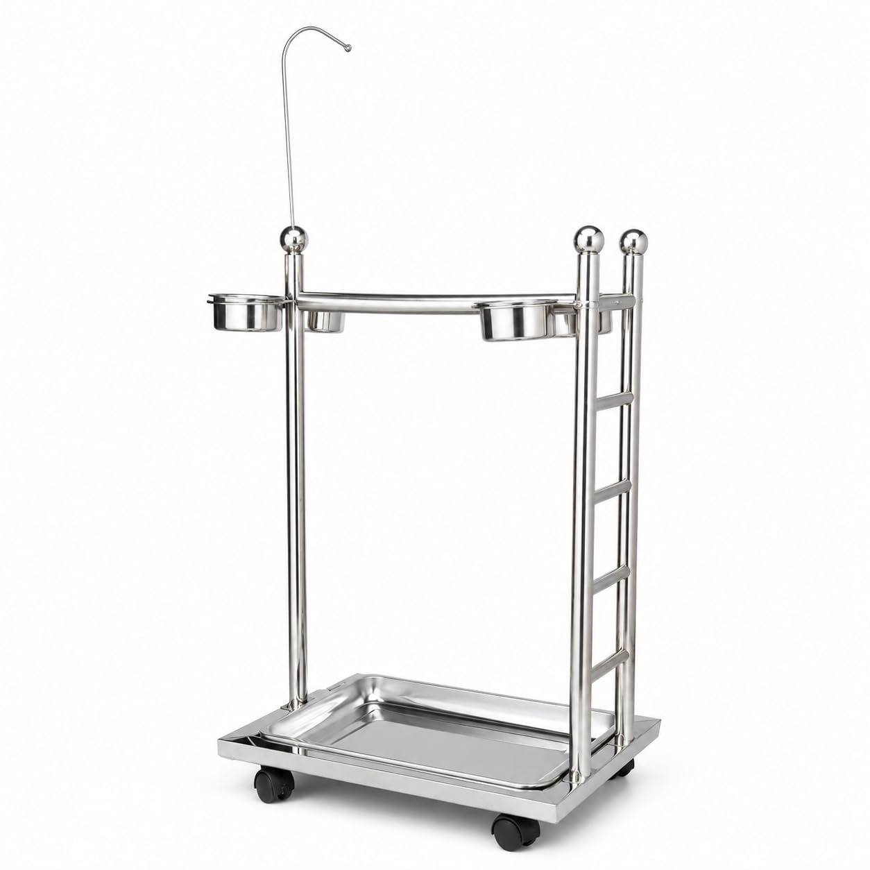 Soporte Ajustable para Aves con Ruedas, Size to 3