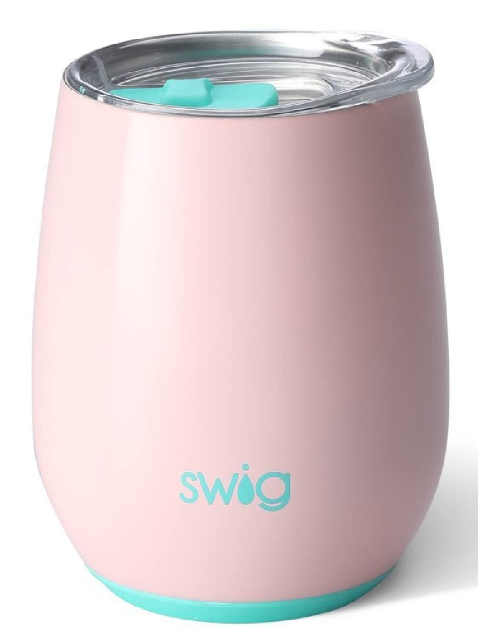 SWIG Stemless Cup, Stainless Steel, Blush, One Size