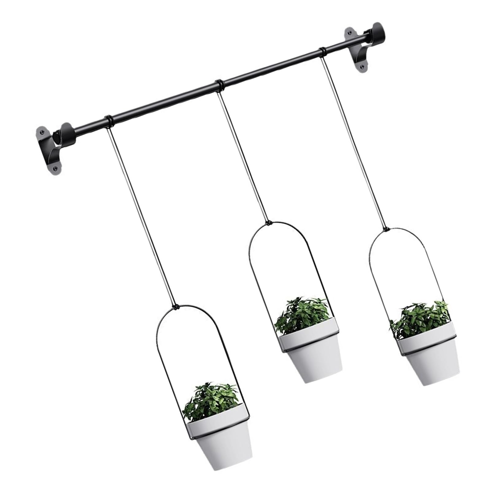 SHINLHUA Detachable Flower Hanging Basket Flower Container Plant Hanging Basket Wall Art Decoration Planter Decorative Plant Hook