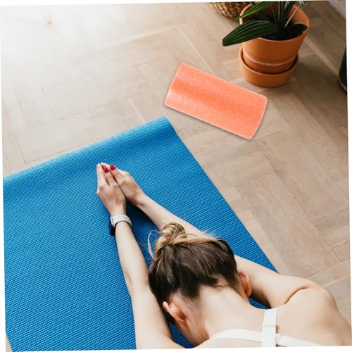 Foam Muscle Roller Yoga Fitness Massage Roller Epp Material 30x15cm Orange for Muscle Relaxation and Myofascial Release at Home and Gym miniatura 6