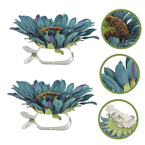 Abrazadera de cortina de girasol MAGICLULU con 8 piezas para ventanas 4