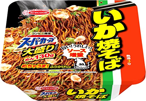 エースコック スーパーカップ大盛り いか焼そば 167g×12個