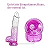 Realistische klare gummi penis natur Dildo transparent sex spielzeug für Frauen saugnapf groß,17cm didloschwanz männer kleiner dünner Dildo echt mit paare und analdilos herren Anfänger #5