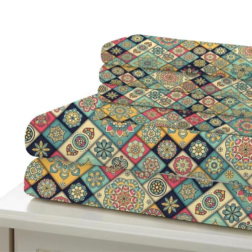 Microfibre douce premium pour cette parure de lit réversible 240x260