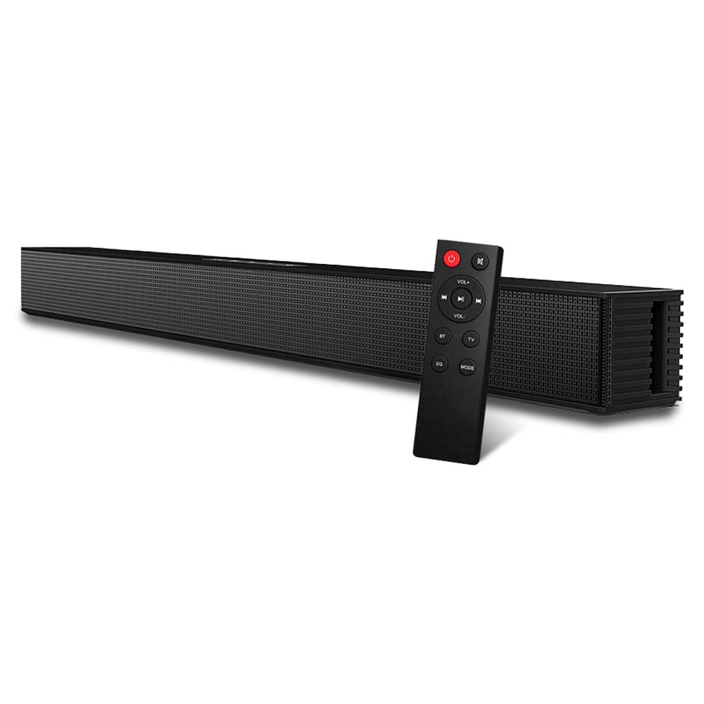 DLOETT Barra de Sonido Altavoz para TV Altavoz Bluetooth inalámbrico y con Cable Sistema de Sonido Envolvente para Cine en casa Barra de Sonido con subwoofer Incorporado