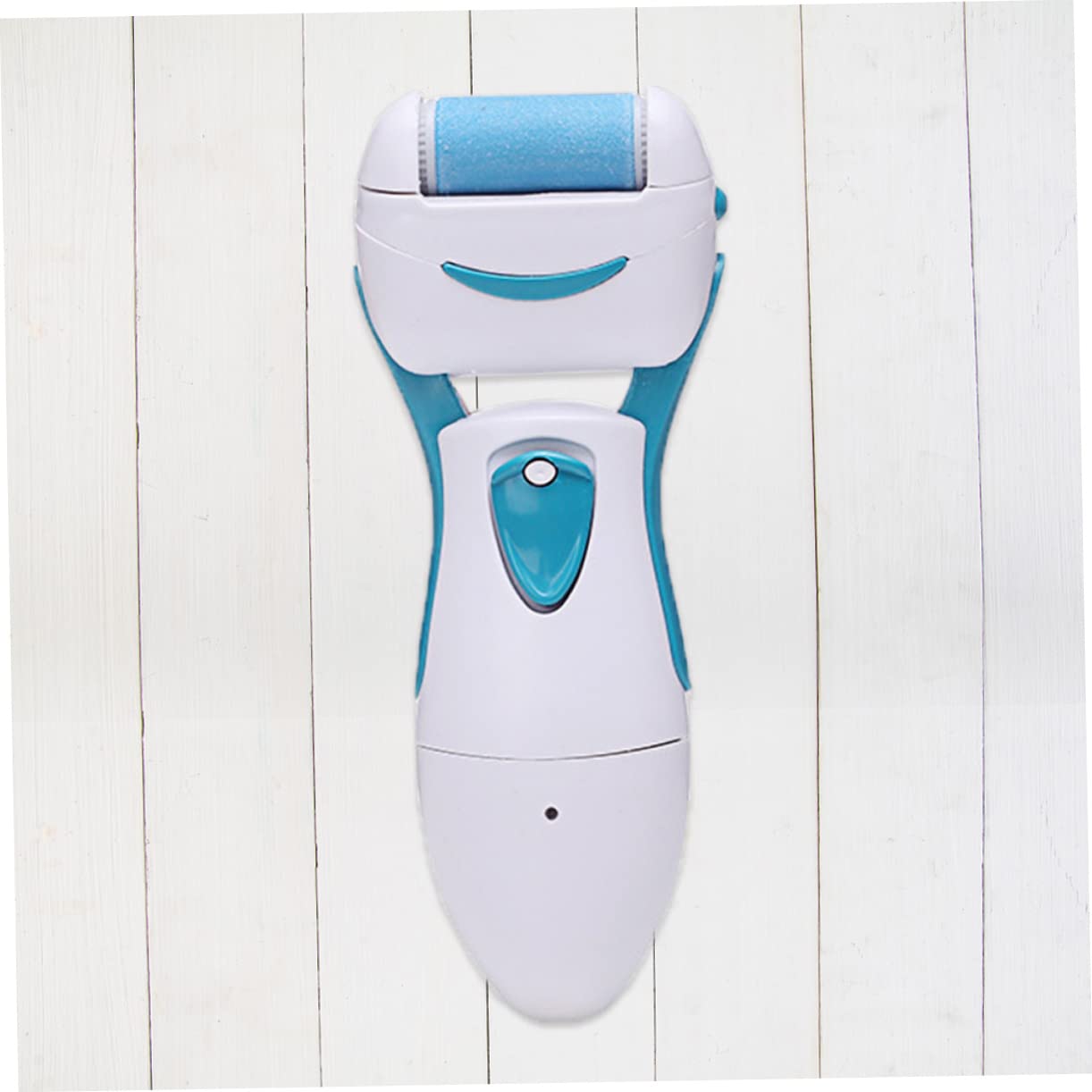 Rimuovi Calli Elettrico per Piedi e Talloni, Bianco, Leggero | Impugnatura Ergonomica, Corpo in Plastica, Elimina Pelle Morta, per Dita e Talloni, Uso Quotidiano
