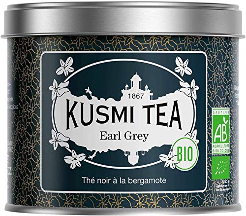 Kusmi Tea - Earl Grey Bio - 100 g Metall Teedose (etwa 40 Tassen)