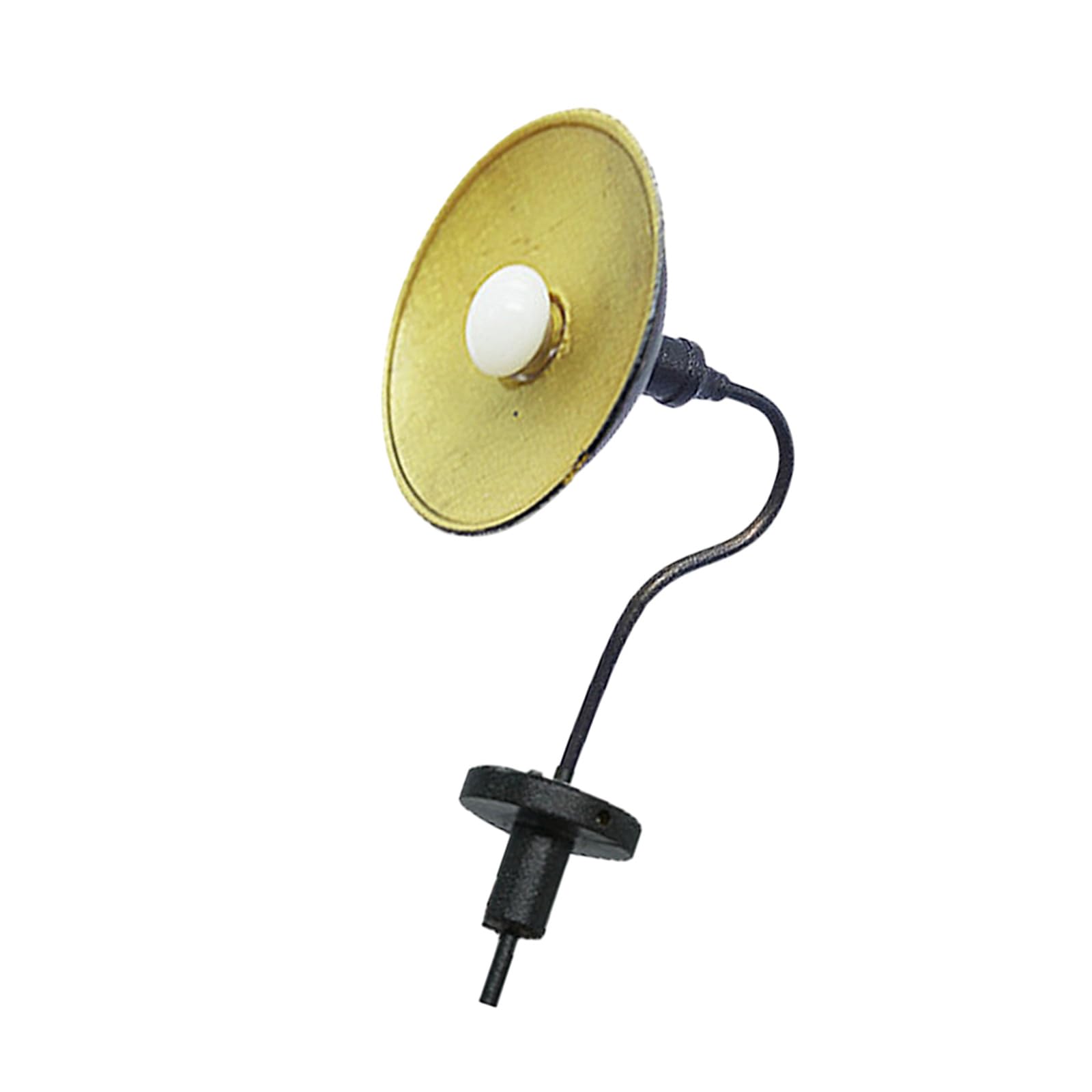 XuQiZZpp Realistic Wall Lamp Model with Wire Illuminated Miniature ABS Wall Light For Scale Model Railroads And House Decoration