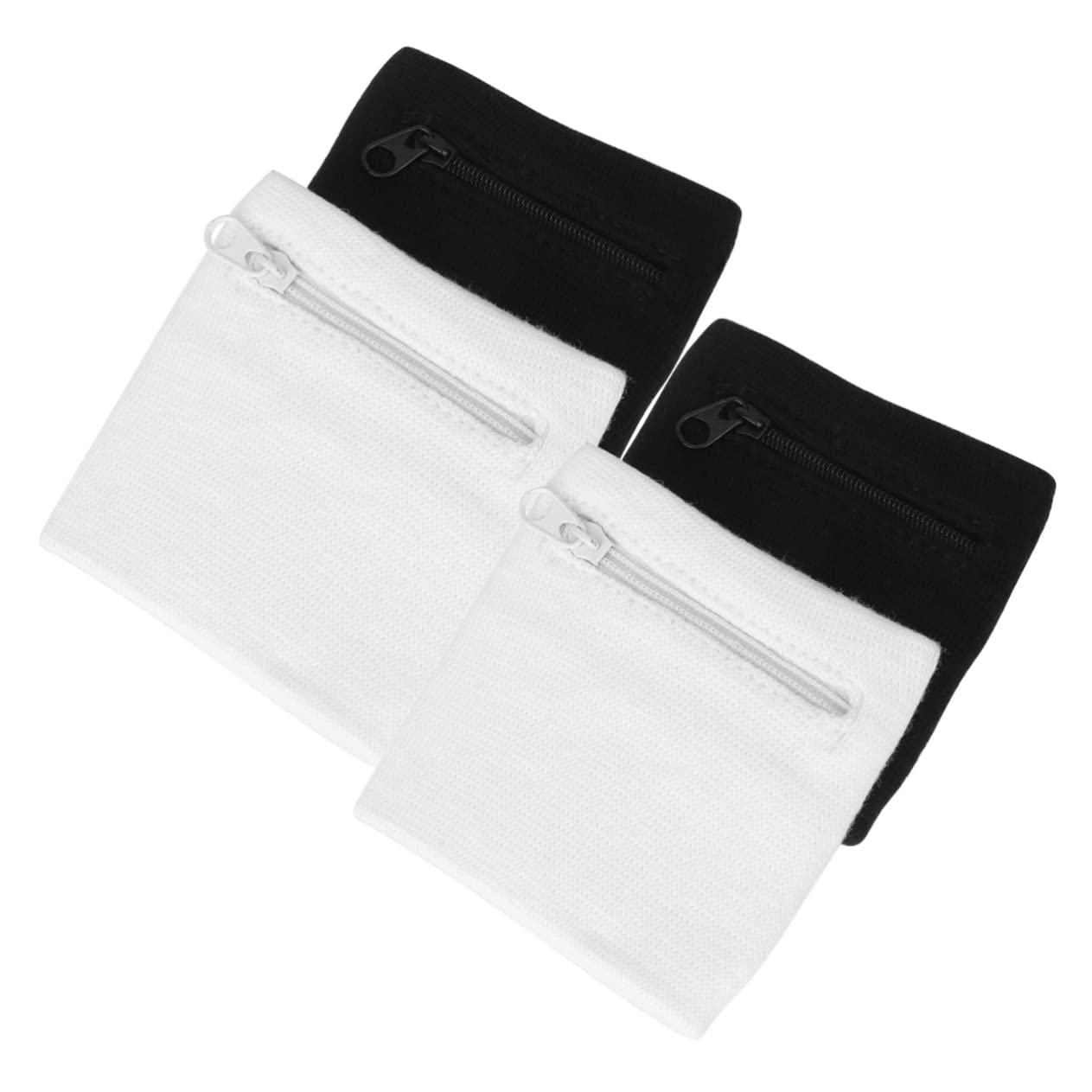 Happyyami 20stücke Teiliges Sport-handgelenkband Mit Reißverschluss-Tasche Atmungsaktive Schweißbänder Für Schlüssel Und Münzen Für Jogging Radfahren Und Outdoor-aktivitäten Männer