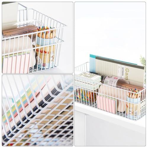 Panier suspendu robuste et résistant en fer blanc grande capacité - 7